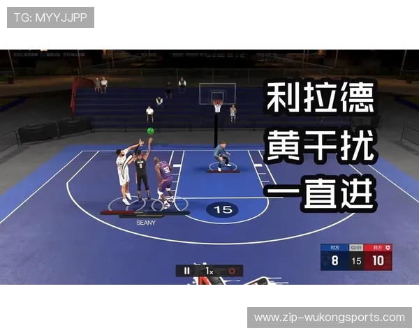 利拉德挡拆持球拉开空间，较上季对换防三分占比升